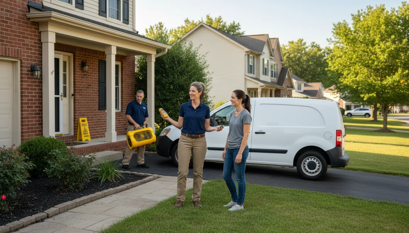 Water restoration image for Dehumidification And Cleanup Services in Leola, SD